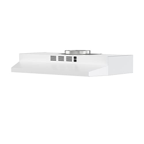 Comparison: Best Exhaust Hood For Kitchen 10 FIREGAS Range Hood 30 inch Under Cabinet Range Hood with 2 Speed Exhaust Fan,Ducted/Ductless Convertible,Rocker Button Control,300 CFM, White Vent Hood Aluminum Filter Included