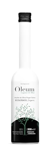 OLEUM LAGUNA | Aceite de Oliva Virgen Extra Ecológico Coupage Variedades Arbequina y Cornicabra - Botella 500 ml