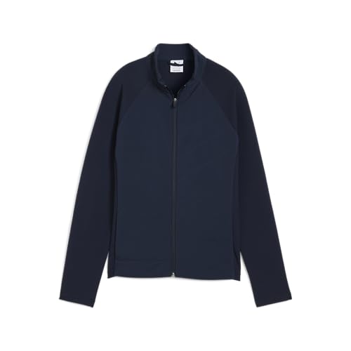 Puma Golf Women's Standard CLOUDSPUN Fleece Hybrid Jacket, DEEP Navy