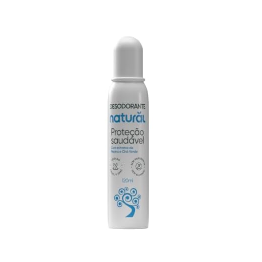 Desodorante Natural Com Extratos De Pepino E Chá Verde 120ml