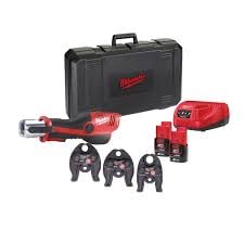 Milwaukee Akku- Presswerkzeug, M12HPT/2.0 Ah U-Set