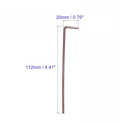 Unifizz 2.5mm Ball End Hex Key Wrench, L Shaped Long Arm Allen Wrench S2 Steel Repairing Tool, Metric 2 Pcs - Image 2