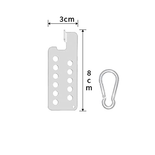 Serrure de porte portable chaîne loquet de verrouillage maison sécurité - 3