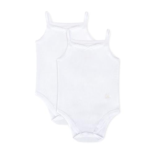 Image of Feathers Tank Top Bodysuits for Baby Girl (2 Pack) Super Soft One-Piece Toddler Bodysuit