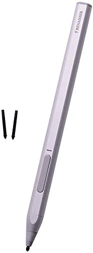 Renaisser Stylus Pen for Surface, Raphael 520 Magnetic Stylus Pen, 4096 Levels Pressure, Tilt & Palm Rejection, HB+H+2H Tips, Rechargeable, for Surface Pro/Go/Laptop/Book/Studio
