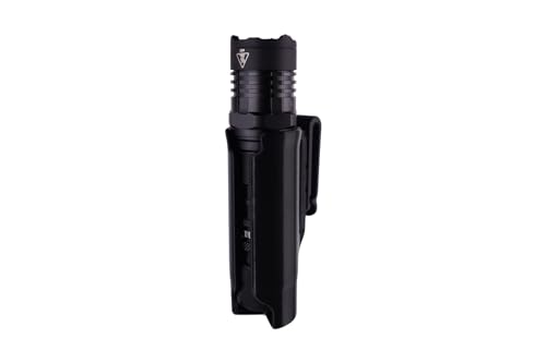 HoldMyGear Belt Clip Flashlight Holder Compatible with Nitecore P10i P20i P10iX P20iX (Precision-Fit Belt Mount Holder, Fits Belts up to 2.25" Wide)