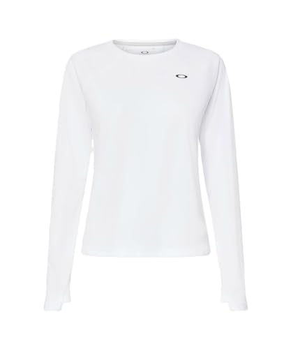 Oakley (�I�[�N���[) T�V���c FOA500879 RADIANT US XS �T�C�Y (���{ S �T�C�Y����) QD OP L/S TEE 10.0 ���f�B�[�X WHITE (�z���C�g) �z������ �ʋC�� UPF