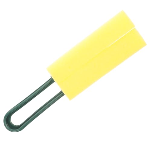 IWOWHERO Shaped Double Head Cup Brush for Removal Bottle Brush with Sponge for Kitchen and Household Use Deep Clean for Water Bottles and Cups Dark