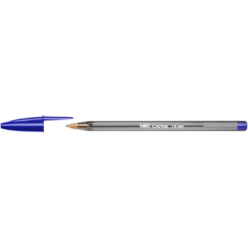 BIC Stylo à bille Cristal Large 1,6 mm Bleu