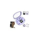 tkerinse 2026 Ultra Mini 2-Pack Bluetooth Earbuds, Semi-in-Ear Mini Sleep Earphones, Bluetooth Earbuds in-Ear Noise Cancelling Mic Invisible Short-Stem Design for Sports and Work (Purple)