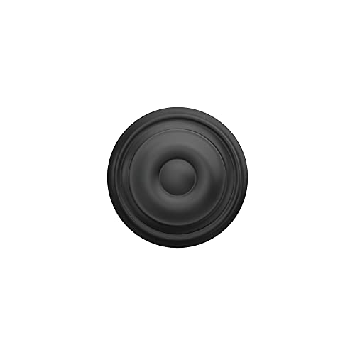 Image of SCHLAGE F10 GEO 622 Standard Door Knob, Hall & Closet Passage Lock, Matte Black (Pack of 4)