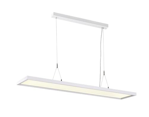 Lampe suspendue LED 57W blanc dimmable pour salon et salle à manger