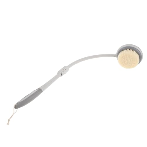 Brosse de portable avec manche incurvé ergonomique pliable et confortable