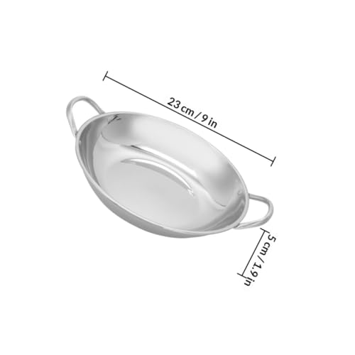 Wok de cocina Cabilock de acero inoxidable con doble mango miniatura 2
