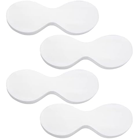 PAGOW 400 Sheets Disposable Non Woven Eye Care, Cotton Paper Facial Eye Pads Spa, DIY Clear Eye Mask Paper Beauty Sheets for Skincare Spa Wrap Moisture Retention Cover