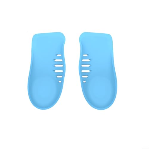 CNANRNANC Plantillas ortopédicas de gel de silicona para zapatos, cómodo inserto acolchado para un seguimiento seguro y antipérdida, color azul