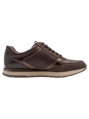 Tamaris Damen Sneaker Synthetik, braun, 40 EU – Ansicht 3