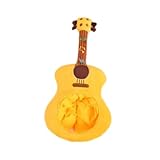 UGPLM Chapéu com formato de guitarra em desenho animado, almofada adorável, 58x25 cm, acessório para foto