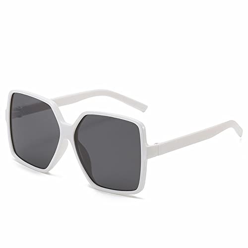 Lunettes de soleil femme miroir grand cadre pour festivals et style hip hop