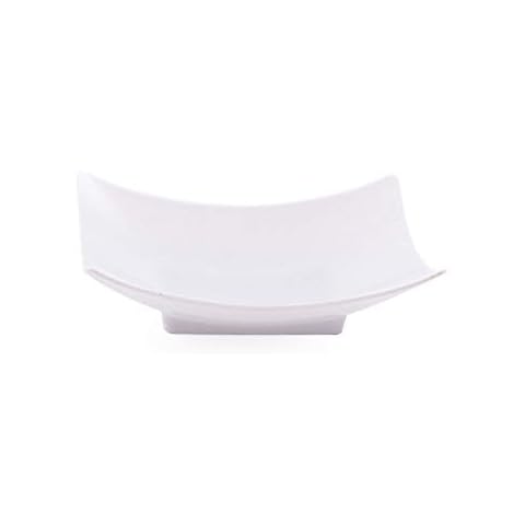 Wedding Venue Shop Plastic Concave Plates | White | Pack of 12 Cover