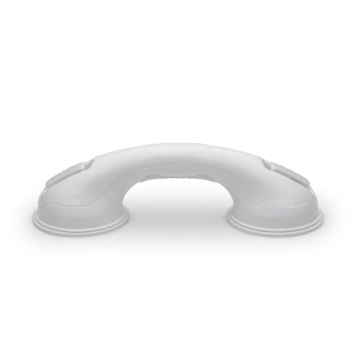Safe-er-Grip Safe-er-Grip Changing Lifestyles Suction Cup Grab Bars for Bathtubs & Showers; Safety Bathroom Assist Handle, White, 12 inches