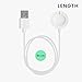 kwmobile USB Kabel Charger kompatibel mit Michael Kors GEN 6 / GEN 5e / GEN 5 / GEN 4 Watch/Skagen Falster 2 Ladekabel - Smart Watch Ersatzkabel - Fitnesstracker Aufladekabel in Weiß