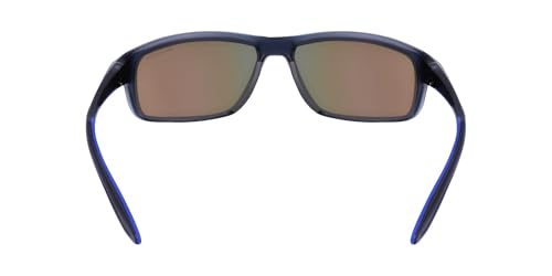 Image of Nike Rabid-22-M DV2153 021 Sunglasses Matte Dark Grey /Blue Mirror 62mm