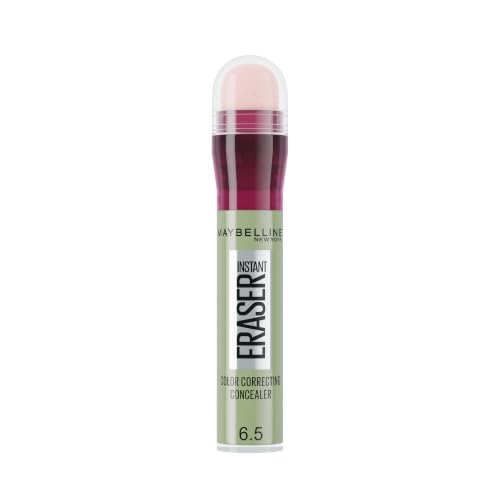 Maybelline New York Eraser Eye Colour Correcting Concealer Counteracts Redness for a Natural Soft-Focus Finish Dermatologist Tested & Suitable for Sensitive Skin (151 Green)