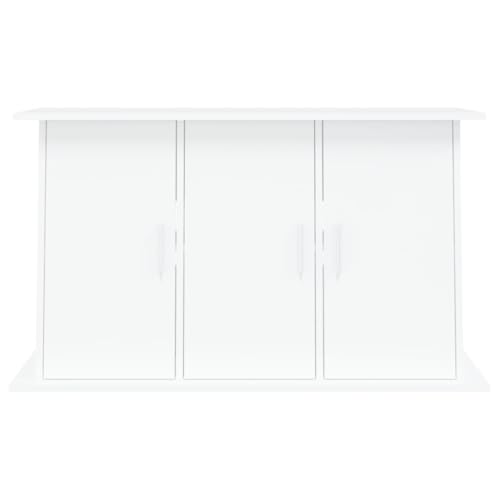 Iiaky Soporte para Acuario Madera de ingeniería Blanco 101x41x58 cm Mueble Acuario Peceras - imagen 6