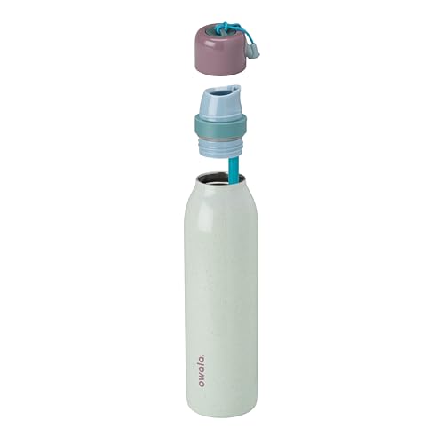 Image of Owala FreeSip Twist Insulated Stainless Steel Water Bottle with Straw for Sports and Travel, BPA-Free, 24-oz, Confetti