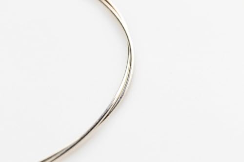 Image of 925 Sterling Silver Wire, 14 Gauge, Round, Half Hard, 3FT by CRAFT WIRE | Sterling Silver Wire for Jewelry Making, Wire Wrapping, Solid 925 Sterling Silver, 1.63mm Wire, High Quality Made in USA