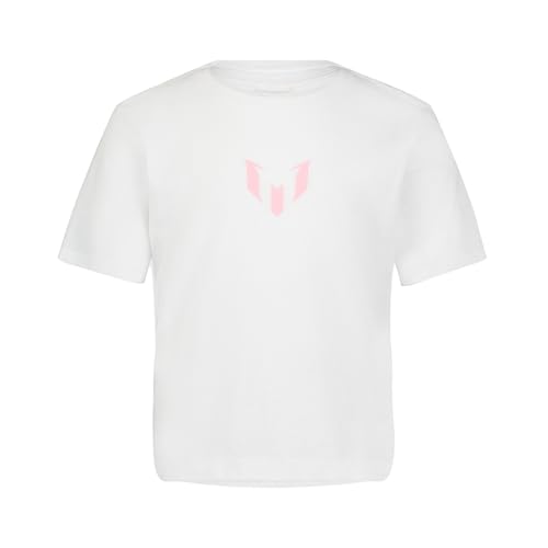 Image of Messi Girls' Lifestyle Short Sleeve T-Shirt, Slim-fit Graphic Tee