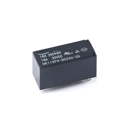 Relé HK115FH DC 5V 12V 24V con convertidor de potencia de 8 pines 1 Uds 4