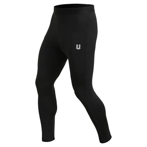 Image of Unbeatable Mens Sports Running Set | Polyester Spandex Compression Shirt and Tights for Men Workout Combo Set | Long Sleeve Quick-Dry Fitness Track Suit for Man
