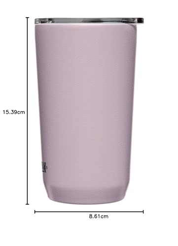 Image of CamelBak Horizon 16oz Tumbler - Insulated Stainless Steel - Tri-Mode Lid - Purple Sky