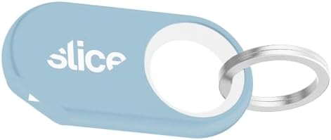 Slice Slicer Box Cutter | Ceramic Keychain Knife and Lightweight Micro Cutter | Lasts 11x Longer Than Metal | Sky