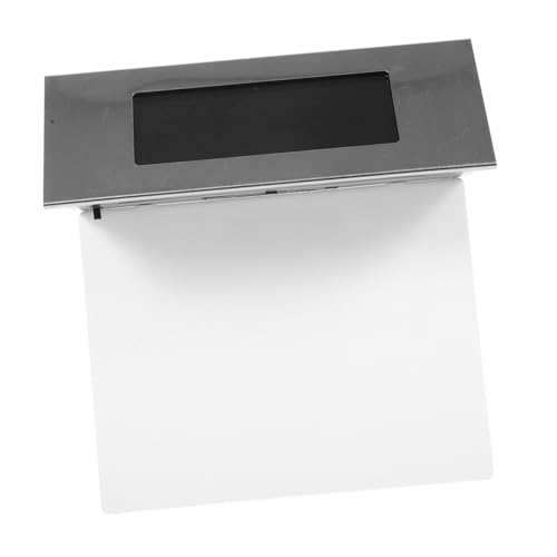 Plaque numéro maison solaire LED autonome avec batterie pour adresse