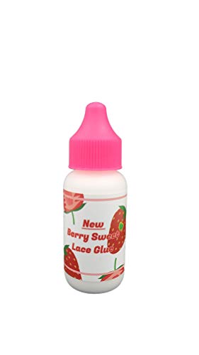 Strawberry Wig Glue for Front Lace Wig – 30ml Strawberry Hair Glue – Waterproof Oil Resistant Lace Glue for Wigs – Invisible and Easy to Apply – Ultra-Strong Hold – Premium Safe Ingredients Strawberry Wig Glue for Front Lace Wig – 30ml Strawberry Hair Glue – Waterproof Oil Resistant Lace Glue for Wigs – Invisible and Easy to Apply – Ultra-Strong Hold – Premium Safe Ingredients