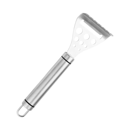 Genérico Rebanador de Queso en Bloque - Rallador de Acero Inoxidable con Agarre Cómodo | Rebanador de Queso Manual | Para Cheddar Gruyere Mozzarella Y Preparación De Comidas En Hogar Y