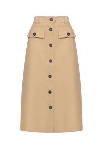 Jupe midi Lyocell Liu Jo WA6390T398A vêtement d'été fluide et chic pour femme