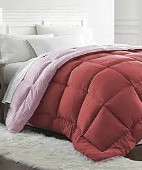 Edredón reversible de 1 pieza, relleno de edredón alternativo con pestañas en las esquinas, sin fundas de almohada para todas las estaciones, 2