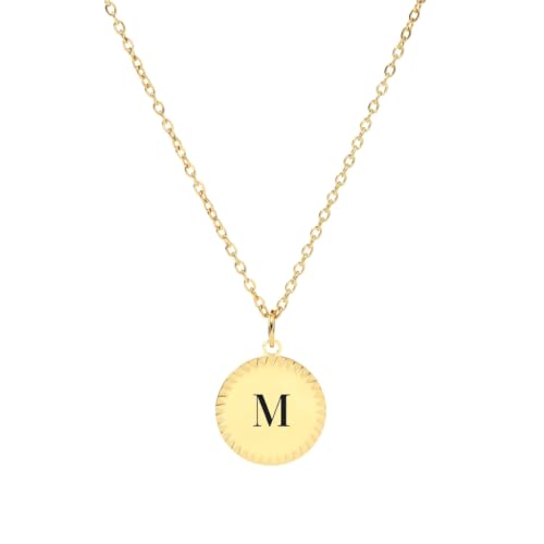 Image of SALTY Anti Tarnish Personalized Golden Grace Pendant Necklace for Women | Stylish Customized Locket Chain | Fashion Jewellery Accessories for Girls | Minimal Jewelry | Ideal for Gifting | Marriage, Birthday | Gift for Valentine Day