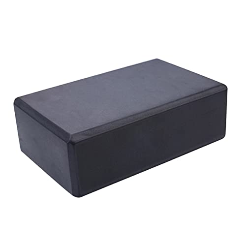 KICHOUSE 2Pcs Yoga Blocks Lightweight Exercise Bricks for Pilates and Fitness Workouts Support for Balance and Stability Black