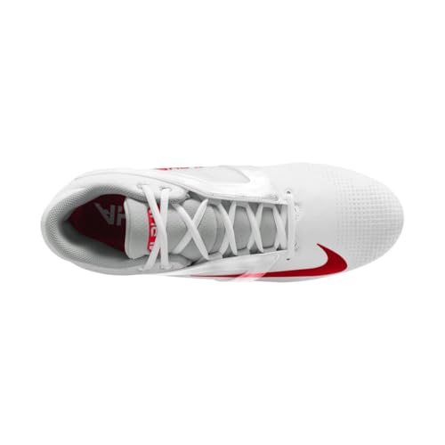 Image of Nike Alpha Menace 4 Elite Football Cleats (FD7036-600, University Red /Team Red /Black /White)