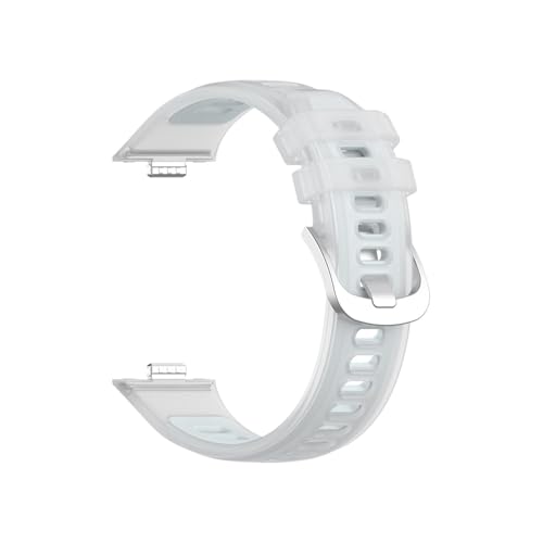 [PLYYQZM] �V���R�[���X�|�[�c�o���h,�ɍ��� Hua wei Watch Fit 5 Pro�j�������u���X���b�g,�ɍ��� Hua wei Fit5 Fit4Pro Fit4 Fit3 �ʋC�����v�o���h�ɓK�p(Morning frost white,