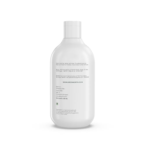 Image of GREEN WORTH GREENWORTH Everyday Shine Anti-Frizz Shampoo For Dry Damaged Thin Hair | Sulphate Free And Paraben Free | With Aloevera & Coconut | For Unisex | Lavender & Vanilla Essential Oil | 300 Ml