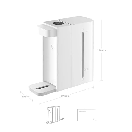Distributeur d'eau chaude et froide 2,5L de bureau portable