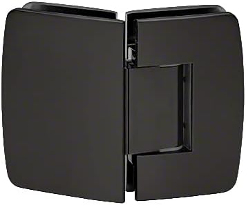 Brixwell H-V135GTGA-OB Adjustable Valencia Series Glass to Glass Mount Shower Door Hinge 135 Degree Oil Rubbed Bronze