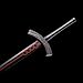 Yongli Sword Fate Stay Night Fate Grand Order FGO Saber Archer Lancer Japanese Anime Game Cosplay Replica Steel Katana Sword in The Stone Excalibur (Saber Alter)