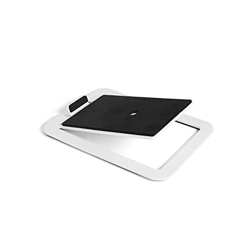 Soportes para Altavoces Kanto S4W Medianos en Color Blanco de Sobremesa 4